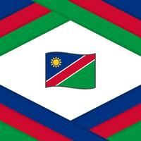 Namibia bandera resumen antecedentes diseño modelo. Namibia independencia día bandera social medios de comunicación correo. Namibia modelo vector