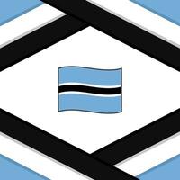 Botswana Flag Abstract Background Design Template. Botswana Independence Day Banner Social Media Post. Botswana Template vector