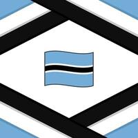 Botswana Flag Abstract Background Design Template. Botswana Independence Day Banner Social Media Post. Botswana Template vector