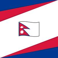 Nepal bandera resumen antecedentes diseño modelo. Nepal independencia día bandera social medios de comunicación correo. Nepal diseño vector