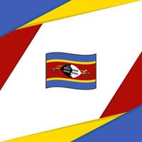 Eswatini Flag Abstract Background Design Template. Eswatini Independence Day Banner Social Media Post. Eswatini vector