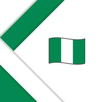 Nigeria bandera resumen antecedentes diseño modelo. Nigeria independencia día bandera social medios de comunicación correo. Nigeria ilustración vector