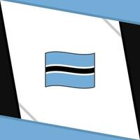 Botswana Flag Abstract Background Design Template. Botswana Independence Day Banner Social Media Post. Botswana Independence Day vector