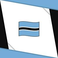 Botswana Flag Abstract Background Design Template. Botswana Independence Day Banner Social Media Post. Botswana Independence Day vector