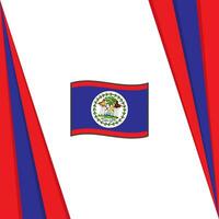 Belize Flag Abstract Background Design Template. Belize Independence Day Banner Social Media Post. Belize Flag vector