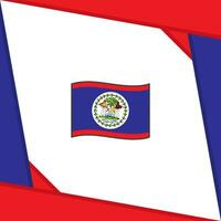 Belize Flag Abstract Background Design Template. Belize Independence Day Banner Social Media Post. Belize Independence Day vector