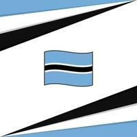Botswana Flag Abstract Background Design Template. Botswana Independence Day Banner Social Media Post. Botswana Design vector