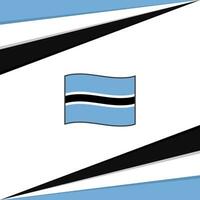 Botswana Flag Abstract Background Design Template. Botswana Independence Day Banner Social Media Post. Botswana Design vector