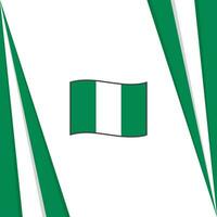 Nigeria bandera resumen antecedentes diseño modelo. Nigeria independencia día bandera social medios de comunicación correo. Nigeria bandera vector