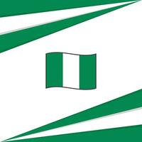 Nigeria bandera resumen antecedentes diseño modelo. Nigeria independencia día bandera social medios de comunicación correo. Nigeria diseño vector