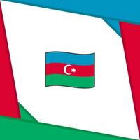 Azerbaijan Flag Abstract Background Design Template. Azerbaijan Independence Day Banner Social Media Post. Azerbaijan Independence Day vector