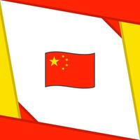 China bandera resumen antecedentes diseño modelo. China independencia día bandera social medios de comunicación correo. China independencia día vector