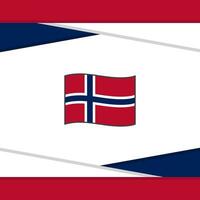 Norway Flag Abstract Background Design Template. Norway Independence Day Banner Social Media Post. Norway Vector