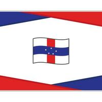 Netherlands Antilles Flag Abstract Background Design Template. Netherlands Antilles Independence Day Banner Social Media Post. Netherlands Antilles Vector