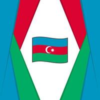 Azerbaijan Flag Abstract Background Design Template. Azerbaijan Independence Day Banner Social Media Post. Azerbaijan Background vector