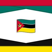 Mozambique bandera resumen antecedentes diseño modelo. Mozambique independencia día bandera social medios de comunicación correo. Mozambique vector