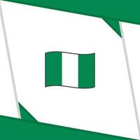 Nigeria bandera resumen antecedentes diseño modelo. Nigeria independencia día bandera social medios de comunicación correo. Nigeria independencia día vector