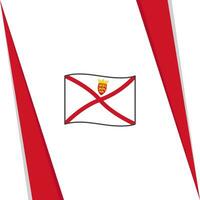 Jersey Flag Abstract Background Design Template. Jersey Independence Day Banner Social Media Post. Jersey Flag vector