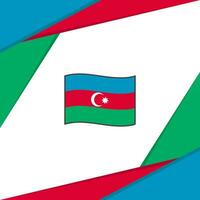 Azerbaijan Flag Abstract Background Design Template. Azerbaijan Independence Day Banner Social Media Post. Azerbaijan vector