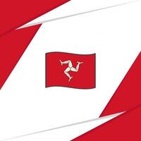 Isle Of Man Flag Abstract Background Design Template. Isle Of Man Independence Day Banner Social Media Post. Isle Of Man vector