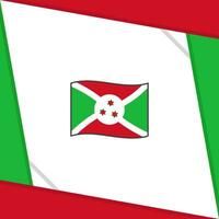 Burundi Flag Abstract Background Design Template. Burundi Independence Day Banner Social Media Post. Burundi Independence Day vector