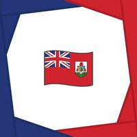 Bermuda Flag Abstract Background Design Template. Bermuda Independence Day Banner Social Media Post. Bermuda Banner vector