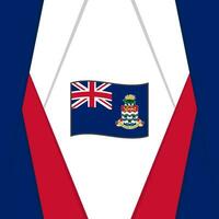 Cayman Islands Flag Abstract Background Design Template. Cayman Islands Independence Day Banner Social Media Post. Cayman Islands Background vector