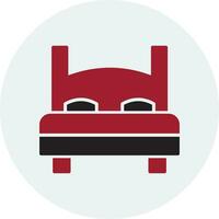 Double Bed Vector Icon