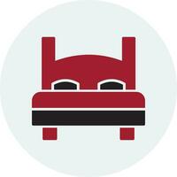 Double Bed Vector Icon