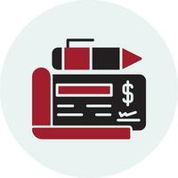 Checkbook Vector Icon