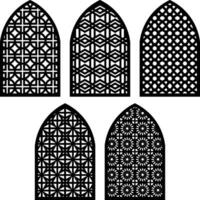 Simple Vector Pattern for Laser Cutting, Decoration, Ornament, Metal design, wood carving, and vector