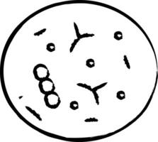 probióticos mano dibujado vector ilustración