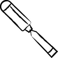 Chisels hand drawn vector illustration