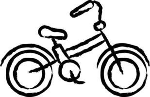 Bicycle hand drawn vector illustration