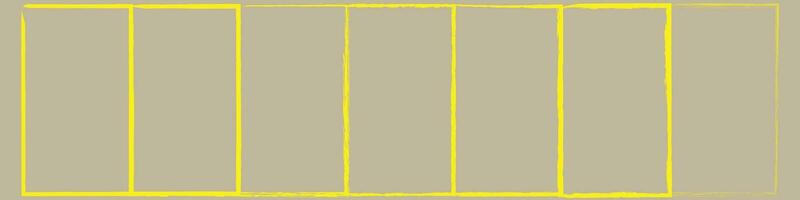 Grunge square and rectangle frames. Ink empty black boxes set. Rectangle borders collections. Rubber square stamp imprint. Vector illustration isolated on white background.
