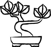 bonsai vector illustration