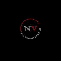 Nevada creativo moderno letras logo diseño modelo vector