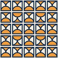 Vector illustration of seamless art deco geometry minimal flat pattern. Abstract background. Geometric line arch shape. For wallpaper design, pattern, background, web