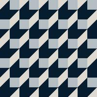 Vector illustration of abstract flat seamless contemporary modern mid-century monochrome geometric square pattern. For wallpaper design, pattern, background, web, print, card