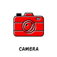 Camera icon vector illustration. Stock vector.