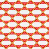 Pattern cookie with flag country Latvia in tasty biscuit vector