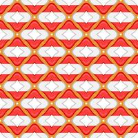 Pattern cookie with flag country Latvia in tasty biscuit vector
