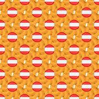 Pattern cookie with flag country Latvia in tasty biscuit vector