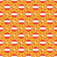 Pattern cookie with flag country Latvia in tasty biscuit vector