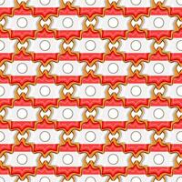 Pattern cookie with flag country Latvia in tasty biscuit vector