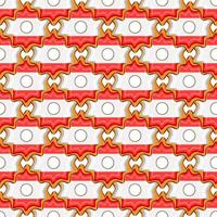 Pattern cookie with flag country Latvia in tasty biscuit vector