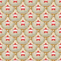 Pattern cookie with flag country Latvia in tasty biscuit vector
