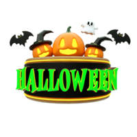 3d rendere oggetto giorno Halloween png