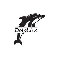 delfines diseño eps vector