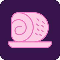 Roll Cake Vector Icon